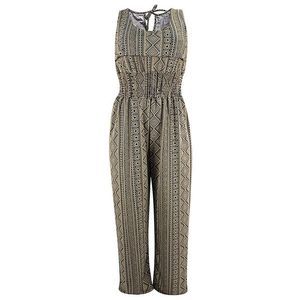 Pink Aztec Tribal Print Summer Jumpsuit